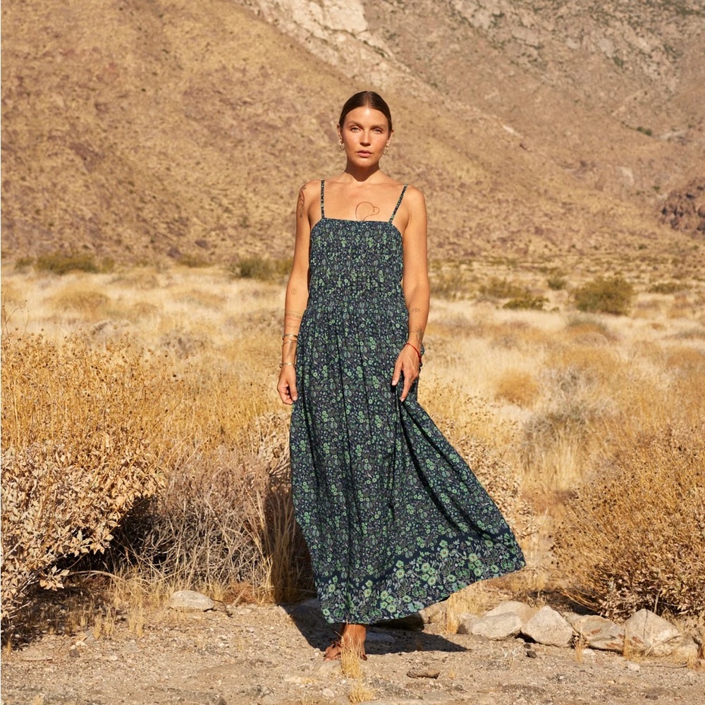 NEW!! Natalie Martin Rayon XS Floral Maxi Dress